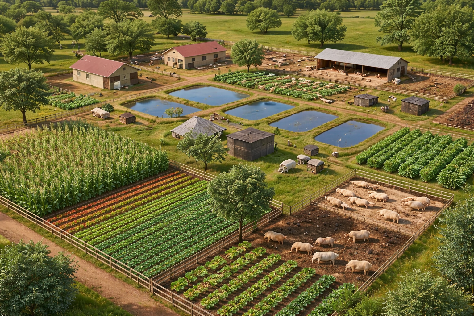 Sri Vidyalaya PU College mixed farming services